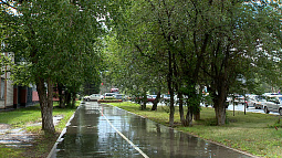 На Алтае в разных территориях сегодня выпал град