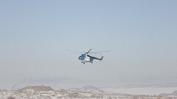 В преддверии паводка спасатели с воздуха оценили запасы снега в горах региона