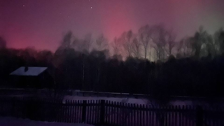 Северное сияние увидели жители Алтайского края