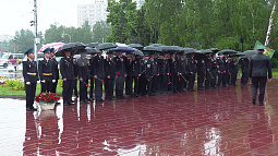 В Барнауле прошёл праздничный митинг, посвящённый 107-летию со дня основания пограничной службы России