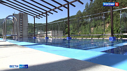 В санатории «Алтайский замок» появился аквакомплекс под открытым небом