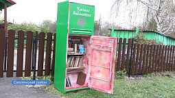 В Смоленском появился книжный шкаф-холодильник