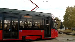  Модернизированные белорусские трамваи поступили в Барнаул