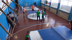 В Алтайском районе прошли соревнования по настольному теннису