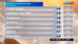 Южные районы Алтайского края пока останутся в тёплом секторе