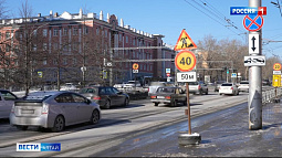 В Барнауле на 2,5 месяца ограничили движение на участке улицы Чкалова между пр. Ленина и Комсомольским