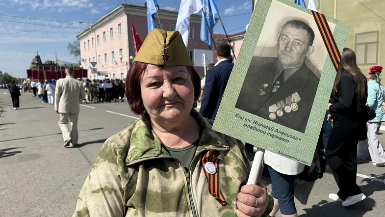 Бийск празднует 81-ю годовщину Победы в Великой Отечественной войне
