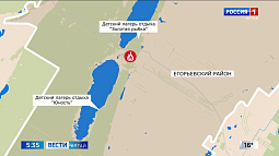 В детском лагере «Золотая рыбка» в Егорьевском районе перенесли заезд детей из-за лесного пожара