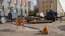 В центральной части Барнаула произошло три порыва на теплосетях