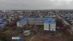В Рубцовской кадетской школе ремонт уже в самом разгаре