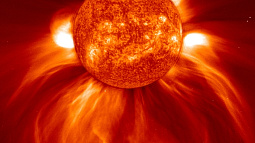 Бушевавшая с утра магнитная буря разгулялась до сильной