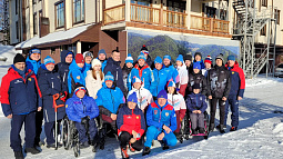 В Белокурихе-2 тренируется паралимпийская сборная команда России по лыжным гонкам и биатлону