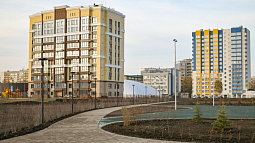 В Барнауле завершился первый этап благоустройства территории за торговым центром «Европа»