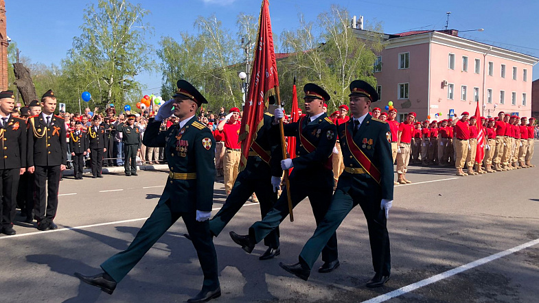 Праздник 9 Мая в Бийске