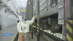 В местах массового скопления людей возобновили проведение дезинфекции