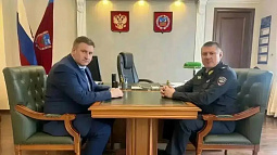 Руководитель транспортной полиции Сибири Игорь Бояринов посетил с рабочим визитом Алтайский край
