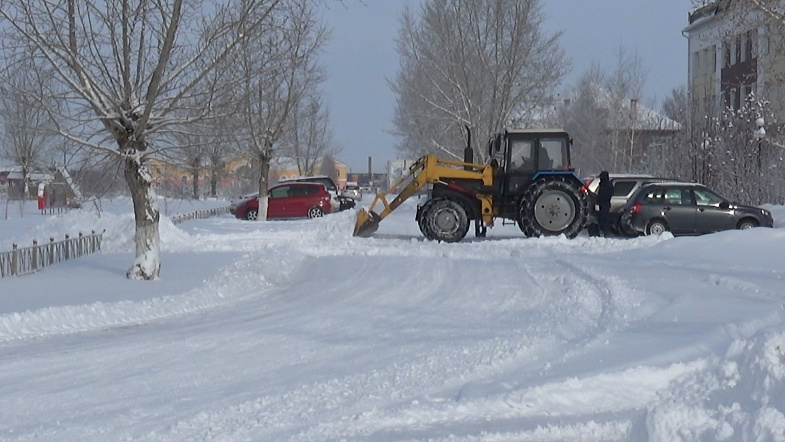 Природа взяла своё: в Кулунде впервые за зиму выпало много снега