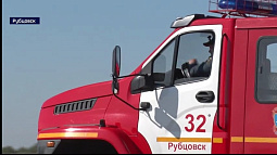 В Рубцовске прошли соревнования по скоростному маневрированию «Трасса-01»