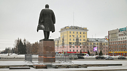 Памятник Ленину в центре Барнаула временно снимут с постамента 