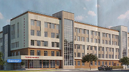 В строящемся взрослом отделении барнаульской поликлиники №14 будет компьютерный томограф