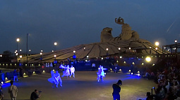 Танцоры «Ларисы» выступили на церемонии открытия Фестиваля российской культуры в Индии