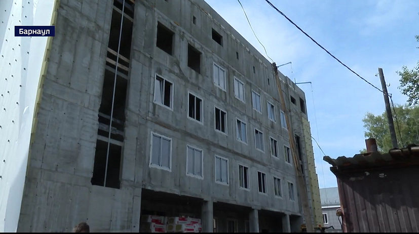 В Барнауле продолжается строительство нового корпуса офтальмологической больницы