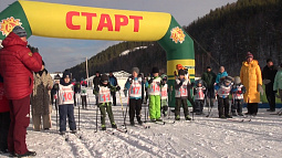 В Алтайском районе прошли детские лыжные старты