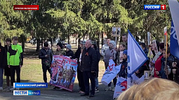 Большой автопробег «За победу, за Россию!» стартовал сегодня утром из Барнаула