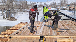 В Локтевском районе досрочно откроют движение по мосту через реку Алей