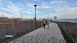 Власти Барнаула проверили работы по благоустройству общественной территории за ТРЦ «Европа»