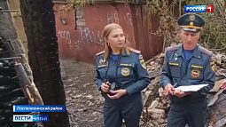 В Поспелихе при пожаре в заброшенном здании погибли два мальчика