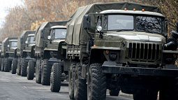 На двух участках Чуйского тракта ограничат движение транспорта из-за переброски военной техники