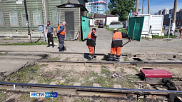 В Барнауле начнут ремонтировать трамвайные пути на проспекте Красноармейском