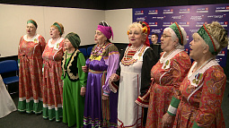 Первый в крае хор волонтёров СВО посетил ГТРК «Алтай»