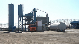 Впервые за много лет в Бийске раньше срока заработал один из заводов по производству асфальта