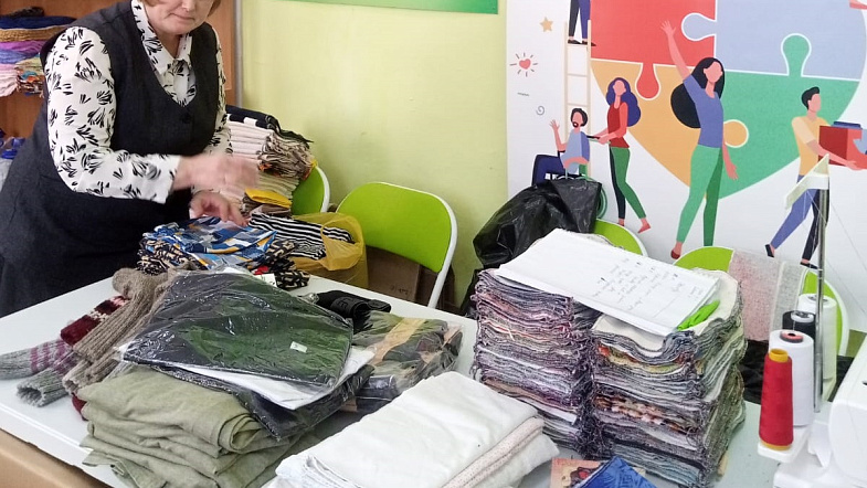 В Косихинском районе открыли «Территорию добрых дел», где для нужд СВО работают волонтёры