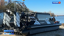 В Камне-на-Оби испытали новую аэролодку «Север»