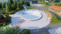 Фонтан в Центральном парке Барнаула запустят в августе