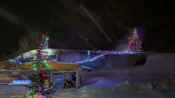 Барнаульские лётчики нарядили самолёт Л-39