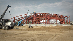 В посёлке Новые зори частный инвестор возводит ледовый дворец