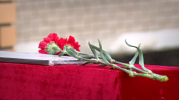 В селе Панфилово Калманского района захоронили останки красноармейца Ивана Чечина