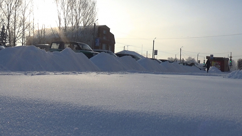 Природа взяла своё: в Кулунде впервые за зиму выпало много снега