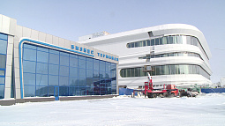 Новый аэровокзальный комплекс в Барнауле находится в высокой стадии готовности