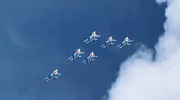 Авиагруппа «Русские витязи» подарит авиашоу на День города Барнаула