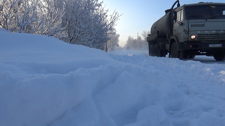 Природа взяла своё: в Кулунде впервые за зиму выпало много снега
