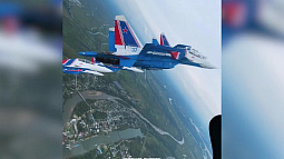 «Русские Витязи» передают привет Барнаулу и его жителям