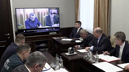 Виктор Томенко принял участие в совещании по вопросам готовности к паводку и пожароопасному сезону