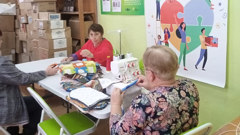 В Косихинском районе открыли «Территорию добрых дел», где для нужд СВО работают волонтёры