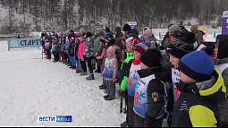 В Алтайском районе прошла массовая гонка «Лыжня России»