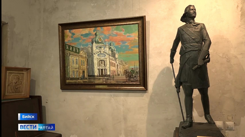 В музее истории алтайской духовной миссии открылась выставка картин дореволюционного Бийска